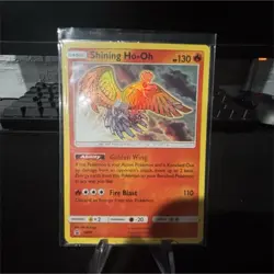 Pokemon Shining Ho-Oh SM70 Black Star Promo Holo Shining Legends Card - Image 1