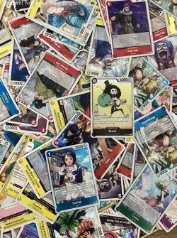 2.5LB Lot of Mixed One Piece Cards CCG TCG Trading Cards Incl Holo Cards - Image 2