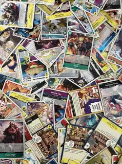 2.5LB Lot of Mixed One Piece Cards CCG TCG Trading Cards Incl Holo Cards - Image 5