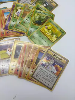 Pokemon Card Lot 40+ Vintage WOTC Base Era + Japanese Commons/Uncommon LP-HP - Image 3