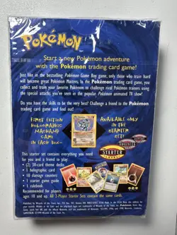 1999 Pokemon Trading Card Game 2-Player Starter Set Factory Sealed - Image 2