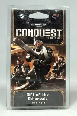 WARHAMMER 40K CONQUEST CARD GAME GIFT OF THE ETHEREALS PACK EXPANSION UNUSED - Image 1