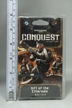 WARHAMMER 40K CONQUEST CARD GAME GIFT OF THE ETHEREALS PACK EXPANSION UNUSED - Image 2