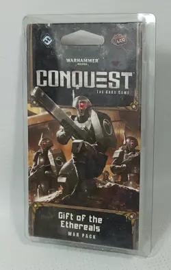WARHAMMER 40K CONQUEST CARD GAME GIFT OF THE ETHEREALS PACK EXPANSION UNUSED - Image 3