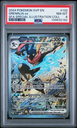 PSA 8 Greninja EX Promo - SVP 132 Special Illustration Collection - Pokemon Card - Image 1