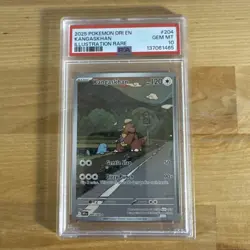 Pokemon TCG Kangaskhan Destined Rivals Illustration Rare Card 204/182 PSA 10 - Image 1