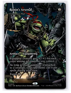 Ronin's Arsenal - Conqueror's Flail (Borderless) TMNT 15 M LP-NM - Image 1