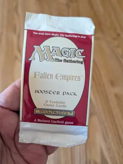MAGIC THE GATHERING Lot of Six (6) FALLEN EMPIRES Factory Sealed Booster Packs - Image 3