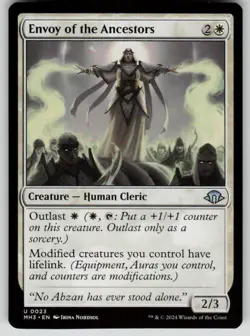 Envoy of the Ancestors Uncommon Modern Horizons 3 23 MTG Near Mint 2024 - Image 1