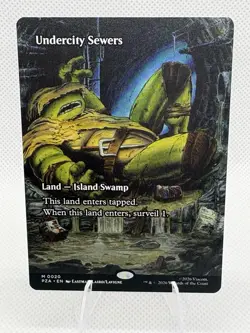 Undercity Sewers (Borderless) 20 M Foil PZA NM - Image 1