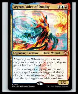 Veyran, Voice of Duality | 337 NM | Commander: Secrets of Strixhaven | MTG - Image 1