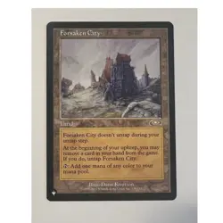 Forsaken City The List Reprints Rare Colorless Land Regular Knutson 139 MTG NM - Image 1