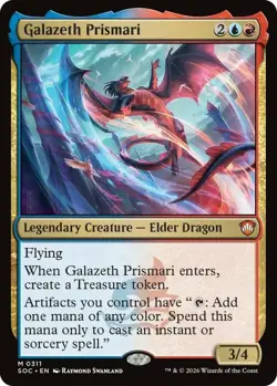 x1 Galazeth Prismari M MTG Commander: Secrets of Strixhaven M/NM, English - Image 1