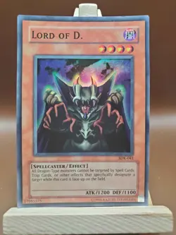 HP Lord of D. YUGIOH Card SDK-041 Holofoil Vintage - Image 1