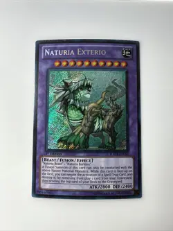 Yu-Gi-Oh! TCG Naturia Exterio HA04-EN055 Secret Rare 1st Edition Near Mint - Image 1
