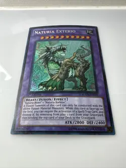 Yu-Gi-Oh! TCG Naturia Exterio HA04-EN055 Secret Rare 1st Edition Near Mint - Image 2