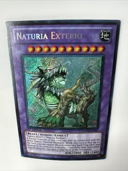 Yu-Gi-Oh! TCG Naturia Exterio HA04-EN055 Secret Rare 1st Edition Near Mint - Image 5