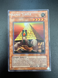 Yugioh Pyramid Turtle PGD-026 Rare Unlimited NAME SHIFT Misprint LP - Image 1