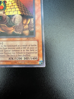 Yugioh Pyramid Turtle PGD-026 Rare Unlimited NAME SHIFT Misprint LP - Image 4