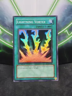 Yugioh Lightning Vortex FET-EN040 Super Rare 1st Edition LP - Image 1