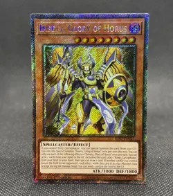 Imsety, Glory of Horus 1st Edition Platinum Secret Rare RA05-EN027 Yu-Gi-Oh! - Image 1