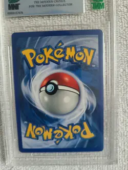 MP (Shadowless) Pokemon POLIWRATH Card BASE Set 13/102 Holo Rare MNT 8 - Image 2