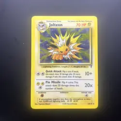 2002 JOLTEON HOLO RARE LEGENDARY COLLECTION POKEMON TCG and Jap Card - Image 1