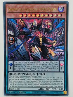 YuGiOh - BLZD-EN011 Nervedo the Shadebeast Power Patron - Ultra Rare - Image 1