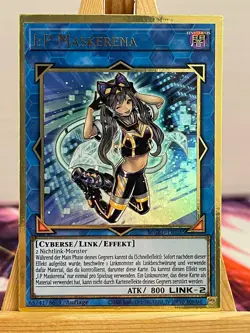 I:P Maskerena MGED-DE035 Gold Rare Deutsch NM YUGIOH - Image 1