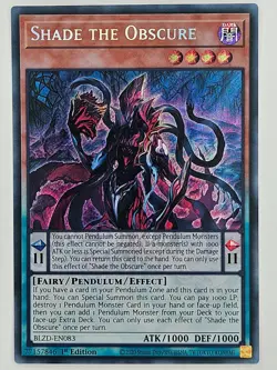 YuGiOh - BLZD-EN083 Shade the Obscure - Secret Rare - Image 1