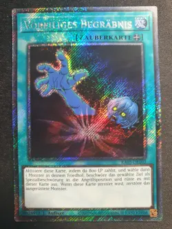 Yu-Gi-Oh! RA03-DE103 Voreiliges Begrabnis Platinum SecR NM 1st - Image 1