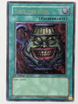 Topf der Gier DPKB-DE029 1. Auflage Ultimate Rare DE VG YUGIOH - Image 1