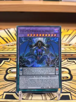 Yugioh D/D/-Super-Untergangskonig Lila Armageddon MP19-DE230 Super Rare - Image 1