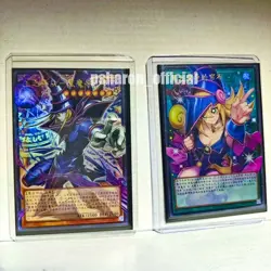 Yu-Gi-Oh! Chinese Card Dark Magician & Dark Magical Curtain UR-OF Over Frame NM - Image 1