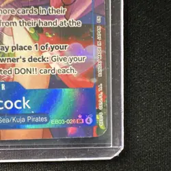 Bandai One Piece CCG Boa Hancock EB03-026 SR AA - Image 3