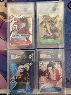 2025 One Piecer EN Illustration Box Vol 1 #004 Boa Hancock TAG 10 GEM MINT - Image 2