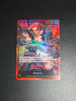 Shanks - OP09-001 - Leader Holo - One Piece Card Game N/M - Image 1