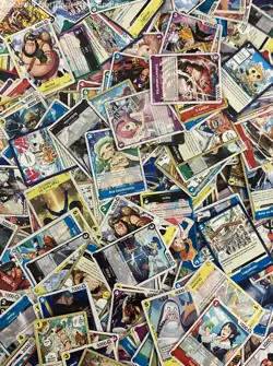 2.5LB Lot of One Piece Mixed Various Assorted Cards CCG TCG Trading Cards - Image 4