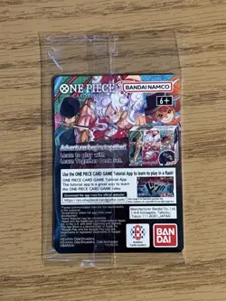 One Piece Monkey D. Luffy US Voyage College Basketball Promo Card SEALED Rutgers - Image 2