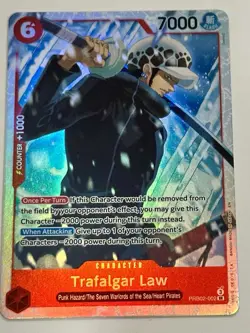 Trafalger Law SR PRB02-002 SR - The Best Vol.2 - English One Piece TCG NM - Image 1