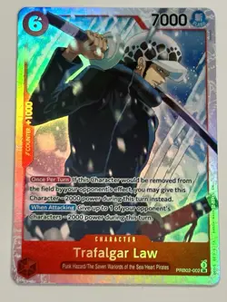 Trafalger Law SR PRB02-002 SR - The Best Vol.2 - English One Piece TCG NM - Image 2