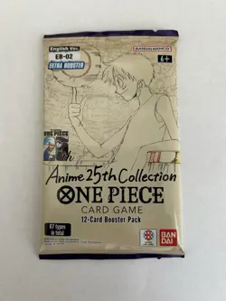 One Piece TCG Extra Booster: Anime 25th Collection (EB-02) English Booster Pack - Image 3