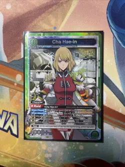 Cha Hae In Union Arena Solo Leveling UE17BT SLG 1 058 English SR Super Rare TCG - Image 1