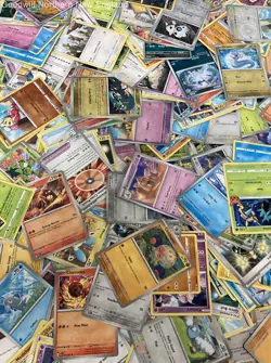 Pokemon TCG Bulk Lot 2 Tins Full of Cards 4lb Collection Holos - Image 4