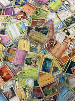 Pokemon TCG Bulk Lot 2 Tins Full of Cards 4lb Collection Holos - Image 5