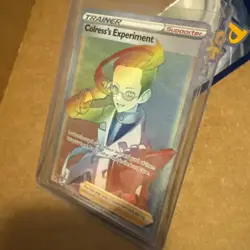 Pokemon TCG Trainer Card Colress’s Experiment #205 Full Art 🌈 Rainbow! - Image 2