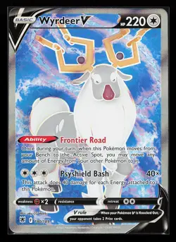 Wyrdeer V 180/189 Ultra Rare Astral Radiance Pokemon Card - Image 1