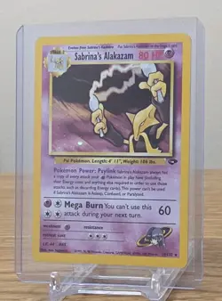 Sabrina's Alakazam - Pokemon TCG 16/132 Gym Challenge Holo Rare Card - Image 1
