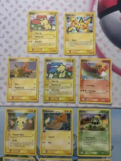 Vintage Pokemon Card Lot Holo Pop Series Etc Fire Pichu Bros Pikachu Charmander - Image 3