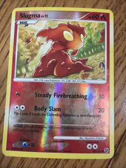 Slugma 83/106 Great Encounters Reverse Holo Pokemon Card - Image 1